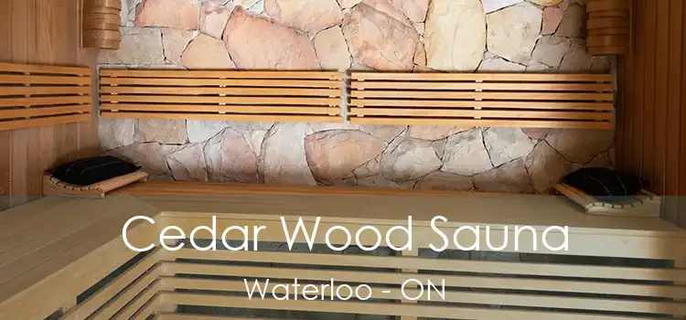  Cedar Wood Sauna Waterloo - ON