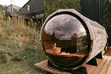 panoramic view sauna in Waterloo, ON