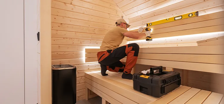 Commercial Sauna Installation in Waterloo, ON
