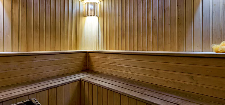 Modern Outdoor Sauna  Setup in Waterloo, Ontario