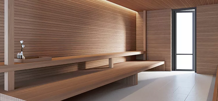 Spruce Wood Sauna Maintenance in Waterloo, ON