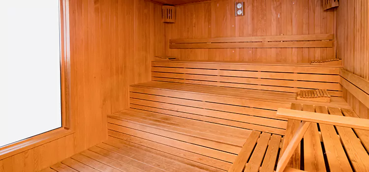Custom Hemlock Wood Sauna Construction in Waterloo, Ontario