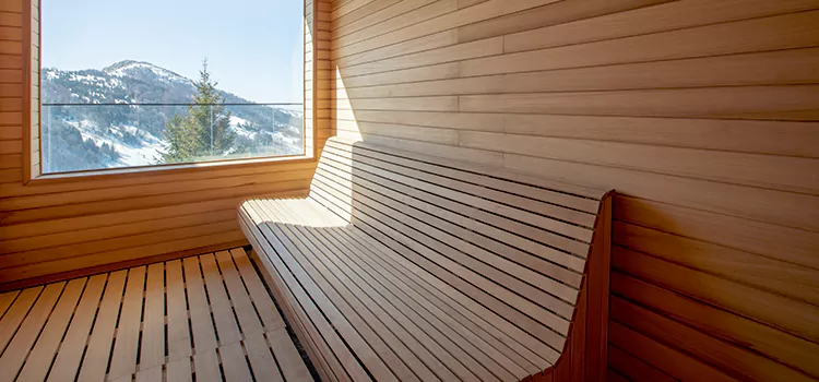 Luxury Pine Wood Sauna Restoration and Refurbishment in Waterloo, ON
