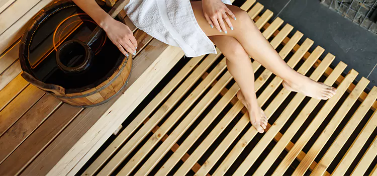 Composite Sauna Deck Installation in Waterloo, ON