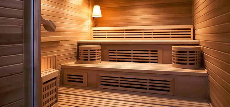 Outdoor Sauna Setup in Waterloo, ON