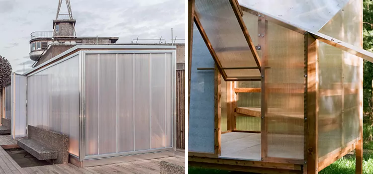 Transparent Wall Sauna in Waterloo, ON