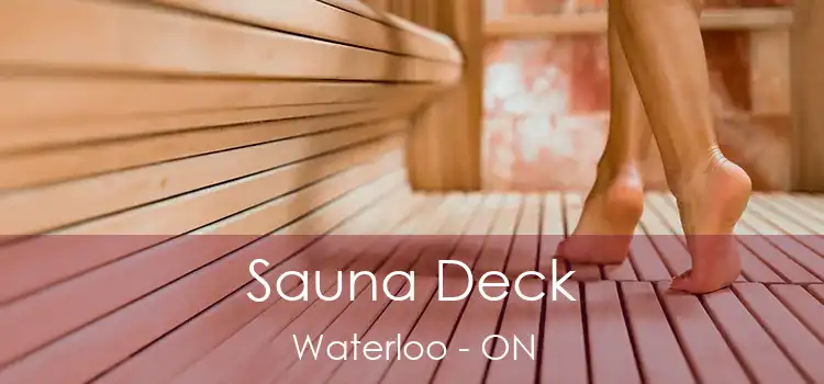  Sauna Deck Waterloo - ON