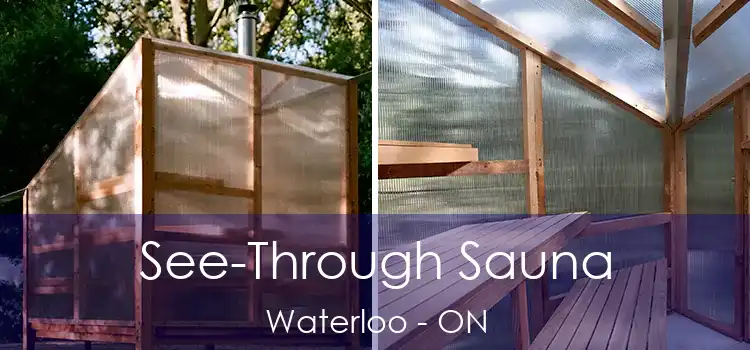  See-Through Sauna Waterloo - ON